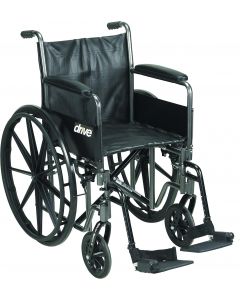 Drive Medical SSP220DFA-EF Silver Sport 2 Wheelchair
