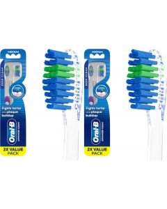 Oral-B Indicator Color Collection Toothbrushes Pack of 2, 2 Count, Bundle of 2