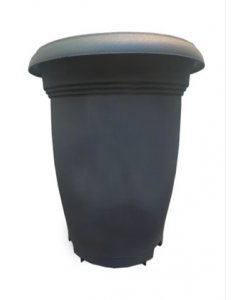 360MM ANTHRACITE FLOWER POT (Each)