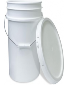 5 gal. White Plastic Bucket (Each)
