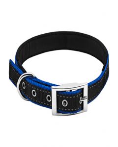 Blue And Black 26 in. Nylon Padded Reflective Collar (Each)