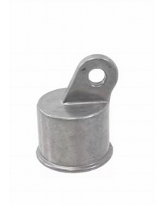 1-5/8 in. Galvanized Chain Link End Rail (Each)