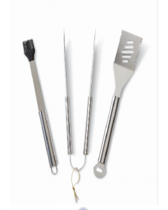 3 pc. Stainless Steel  Barbeque Tool Set (Each)