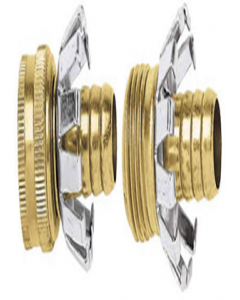 1/2 in. Greenthumb Brass Male & Female Hose Mender  C12MFGT (Each)