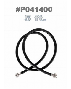 5 ft. Black Rubber Washing Machine Inlet Hose (Each)