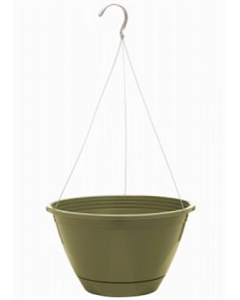 10 in. Green Hanging Planter (Each)