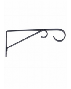 9 in. Black Metal Bracket (Each)