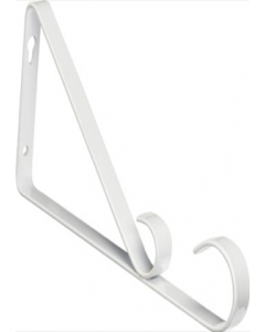 9 in. White Metal Hanging  Bracket (Each)