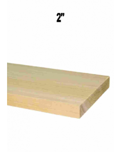 2 in. Rough Poplar Lumber (FOOT BOARD M)