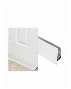 36 in. White Plastic Silde-On Door Sweep (Each)