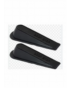 Black  Rubber Wedge Shape Door Stop (Each)