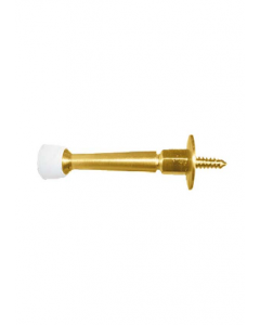 3-1/2 in. Brass Finish Door Stop (Each)