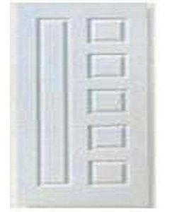 36 in. X 80 in. White Finish Moulded Panel MDF Interior Door (Each)
