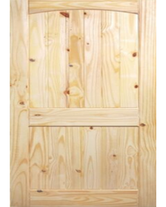 30 in. X 80 in. Pine Finish 2 Panel  Door (Each)