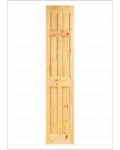 30 in. x 80 in. 6 panel Pine Door (Each)