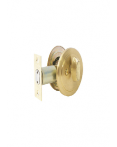 Satin Brass Single Cylinder Door Lock C17638 (Each)