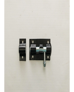 3 in. Black Tower Bolt (Each)