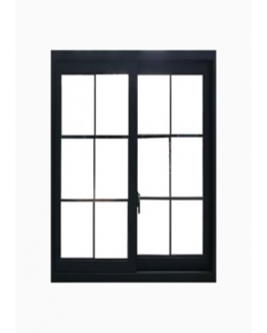 60 in. X  48in. Black UPVC Sliding Window (Each)