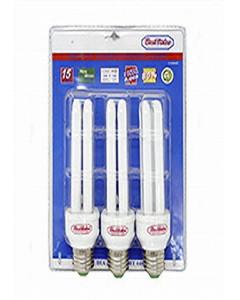 15-Watt 2U Energy Saving Bulb (3PK) (Each)