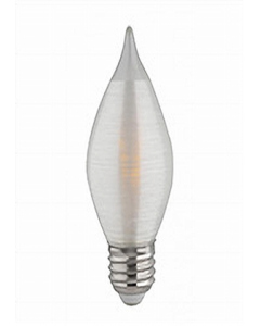 4-Watt C15 Satin Spun Clear LED Bulb (Each)