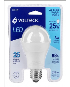 3-Watt A19 Led Lamp  Day Light (Each)