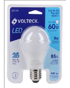 9-Watt A19 Led Lamp  Day Light (Each)