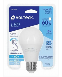 3-Levels Of Illumination Volteck A19 Led Lamp Spot Light (Each)