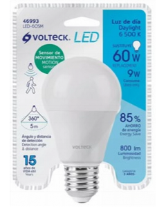 9-Watt Motion Sensor Led Bulb (Each)