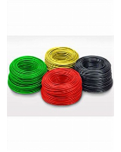 6 mm. PVC Single Wire Black (Metre)