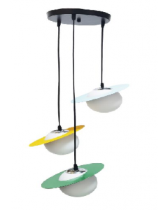 PENDANT 9736-3H MULTICOLOUR (Each)