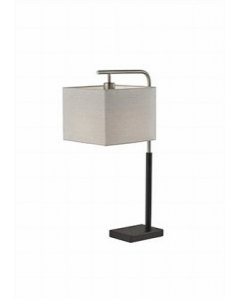 26 in. Black And Brush Steel Finish Table Lamp (Each)