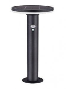 6W Black Solar LED Sensor Outdoor Post (Each)