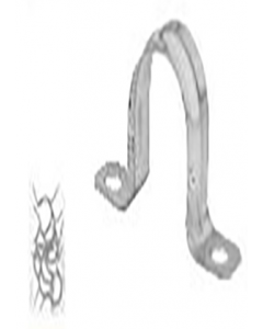 1 in. 2 Hole Metal Pipe Strap (10pc) (Each)