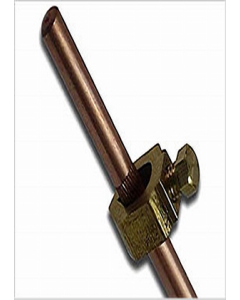 4ft Copper Earth Rod with Clamp (Each)