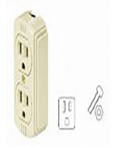 Surface Mount Duplex Grounded Receptacle (46103) (Each)