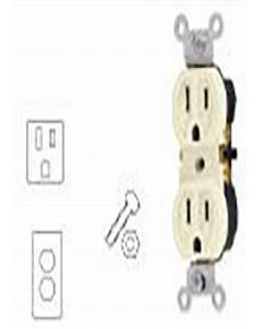 Duplex Grounded Receptacle (46102) (Each)