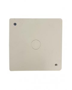 4 in. X 4 in. PVC Blank Cover White (Each)