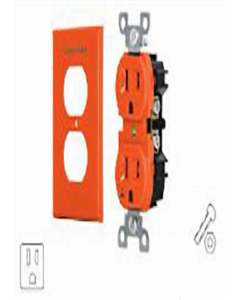 Duplex Receptacle Cover (46409) (Each)
