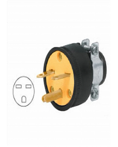 PLUG 46208 15A  HDR 250V MALE (Each)