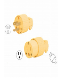 PLUG 46205 15A  ABS MALE CPL-A (Each)