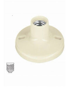 LAMPHOLDER 46520 B/BASE IVORY (Each)
