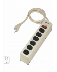6Outlet 600 Joules Power Strip  (47185) (Each)
