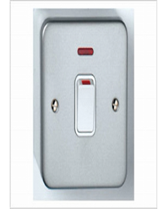 20Amp. Single Pole Pilot Light Surface Switch (Each)