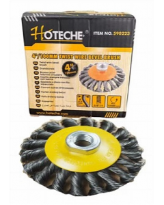 4 in. Twisted Wire Bevel Brush (Each)