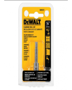 1/4 in. Diamond Bit DW5572 (Each)