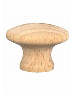 1-1/4 in. Wood Knob (Each)
