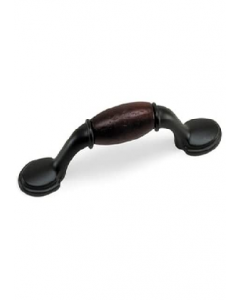 3 in. Oil-Rubber Bronze & Cherry Pull (Each)
