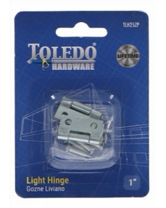 25 mm. Hinge TLH25ZP (Each)