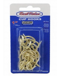 1 in. Cup Hook (Each)