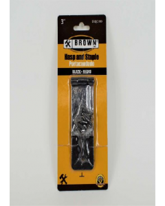 3 in. Light Duty Hasp and Staple (Each)